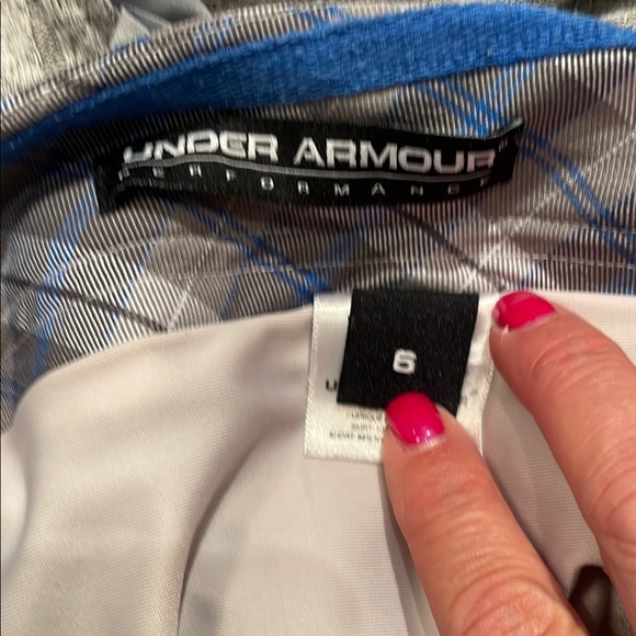 Under Armour Blue Mini Athletic Skirt Sz 6 - Picture 4 of 4